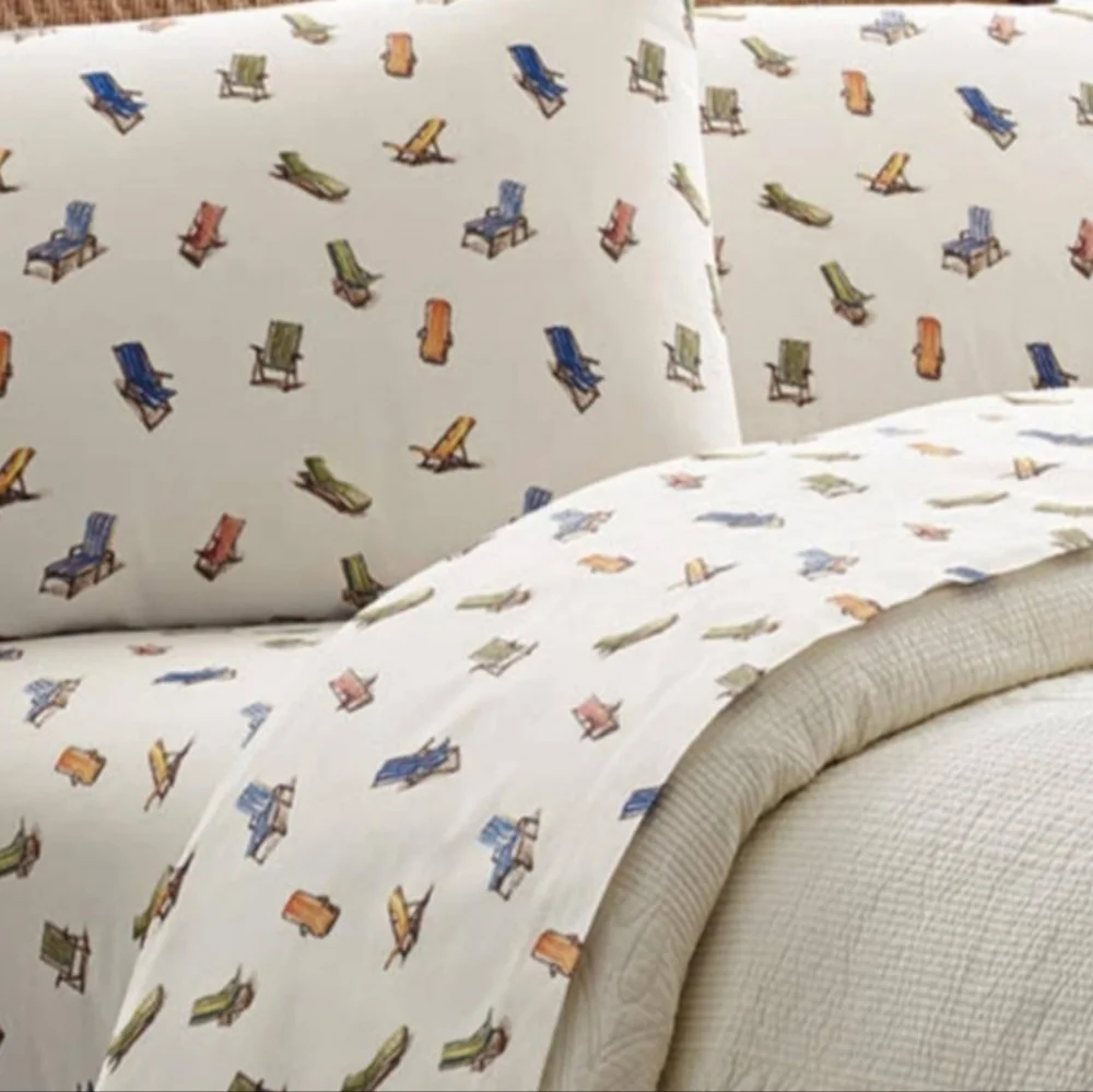 Tommy Bahama Beach Chair Queen Sheet Set